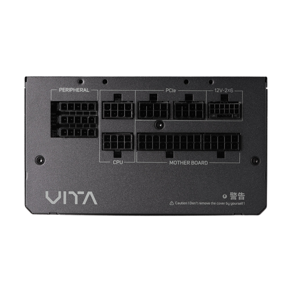 FSP VITA-750GM 750W PCIe 5.1 80 Plus Gold Power Supply - Black