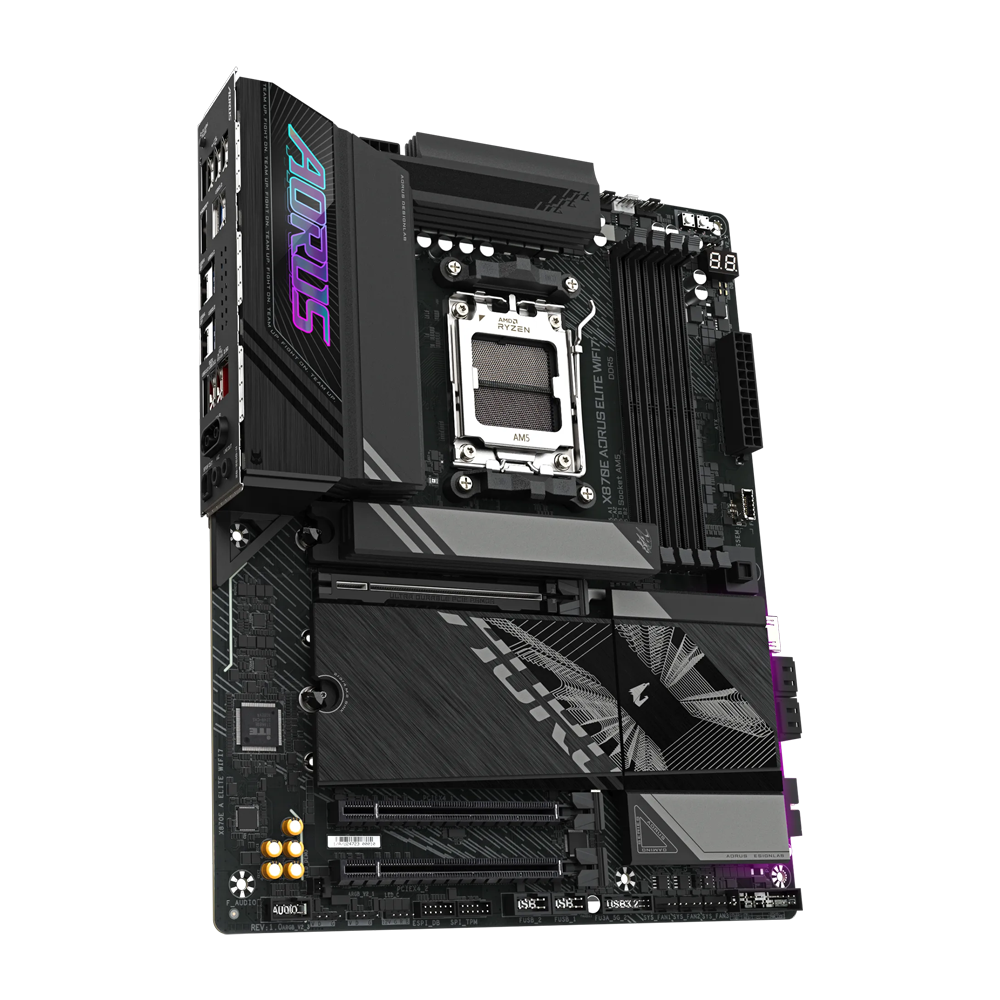 GIGABYTE X870E A ELITE WIFI7 1.1 DDR5 Motherboard - Black