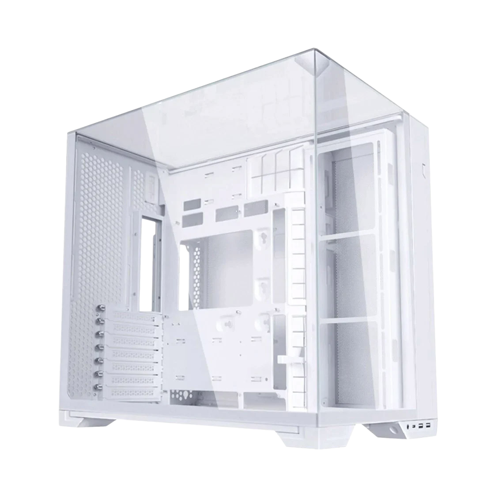 Lian Li 011 Vision Compact Tempered Glass ATX Mid-Tower Computer Case - White
