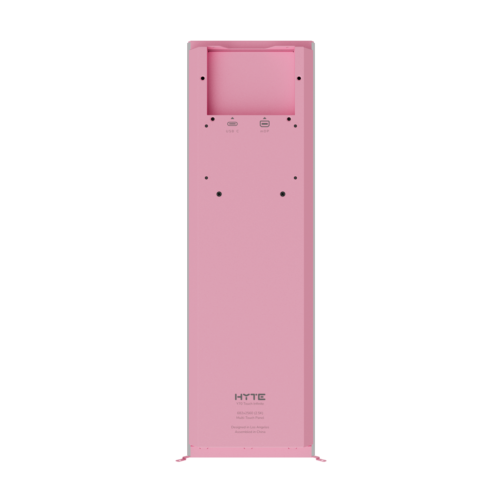 HYTE Y70 TOUCH INFINITE 14.9 Inch Display Upgrade - Strawberry Milk