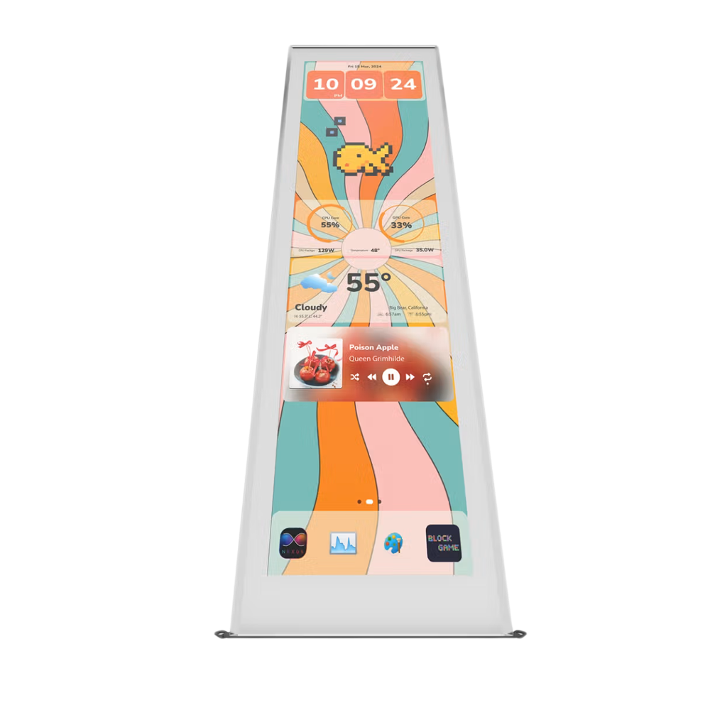 HYTE 14.9 Inch Y70 Touch Infinite Display Upgrade - Snow White