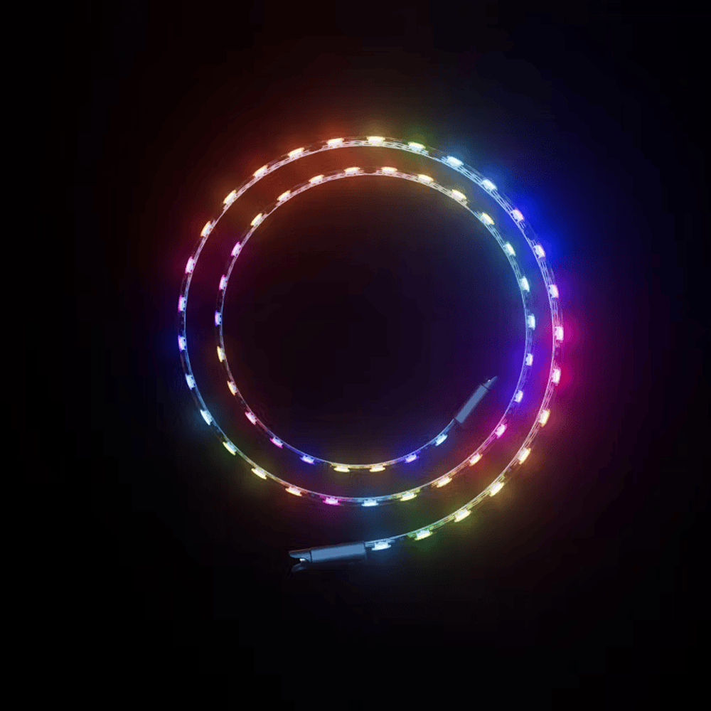 HYTE LS10 qRGB LED Strip 3 Pack with NP50 Nexus Controll Hub