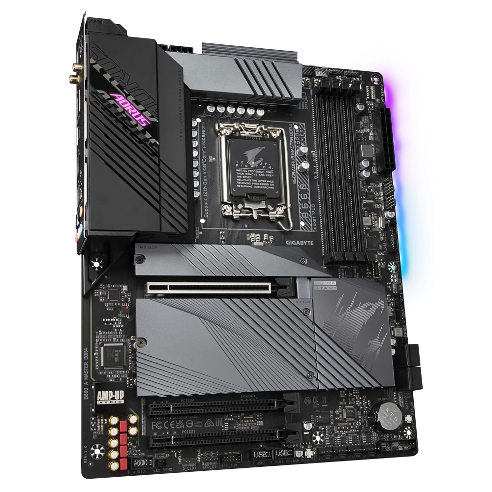 GIGABYTE B660 AORUS MASTER DDR4 (rev. 1.0) ATX Motherboard - Black