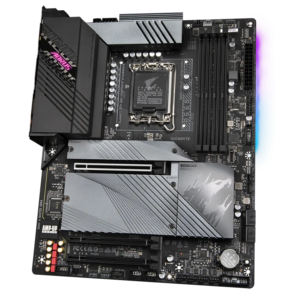 GIGABYTE B660 AORUS MASTER DDR4 (rev. 1.0) ATX Motherboard - Black