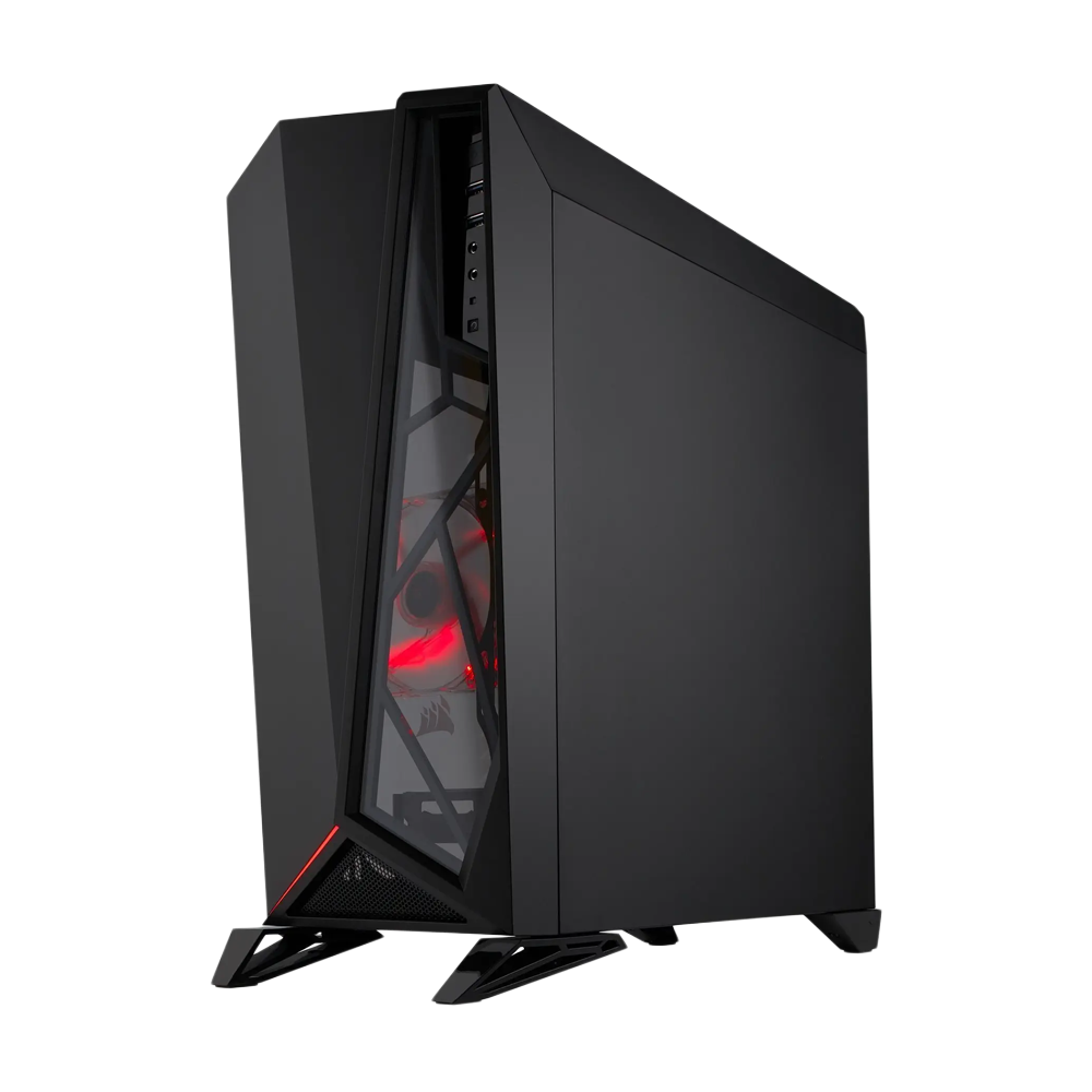 CORSAIR SPEC-OMEGA Carbide Series Mid Tower Case - Black/Red