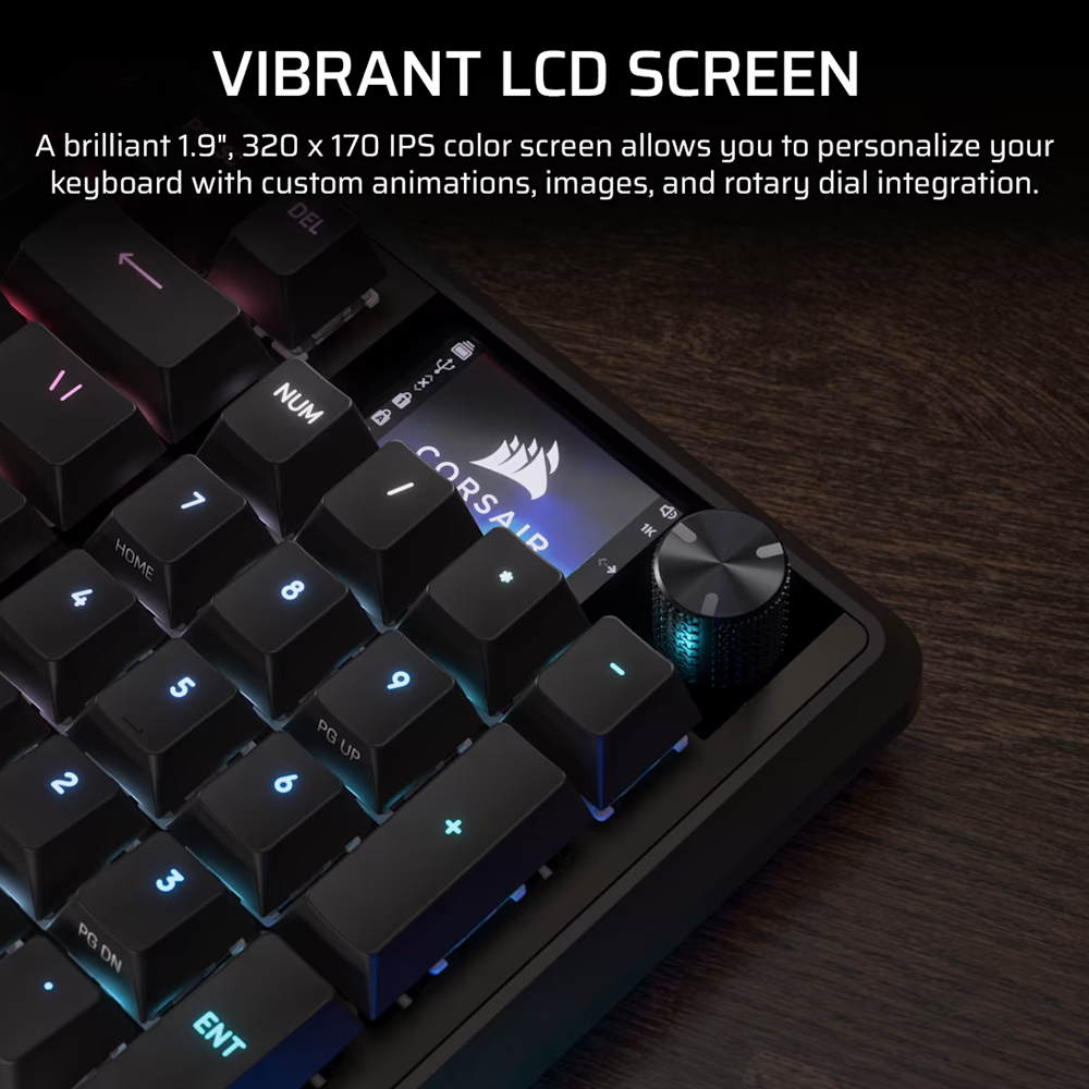 CORSAIR VANGUARD MLX Plasma 96 Wired Mechanical Gaming Keyboard - Black