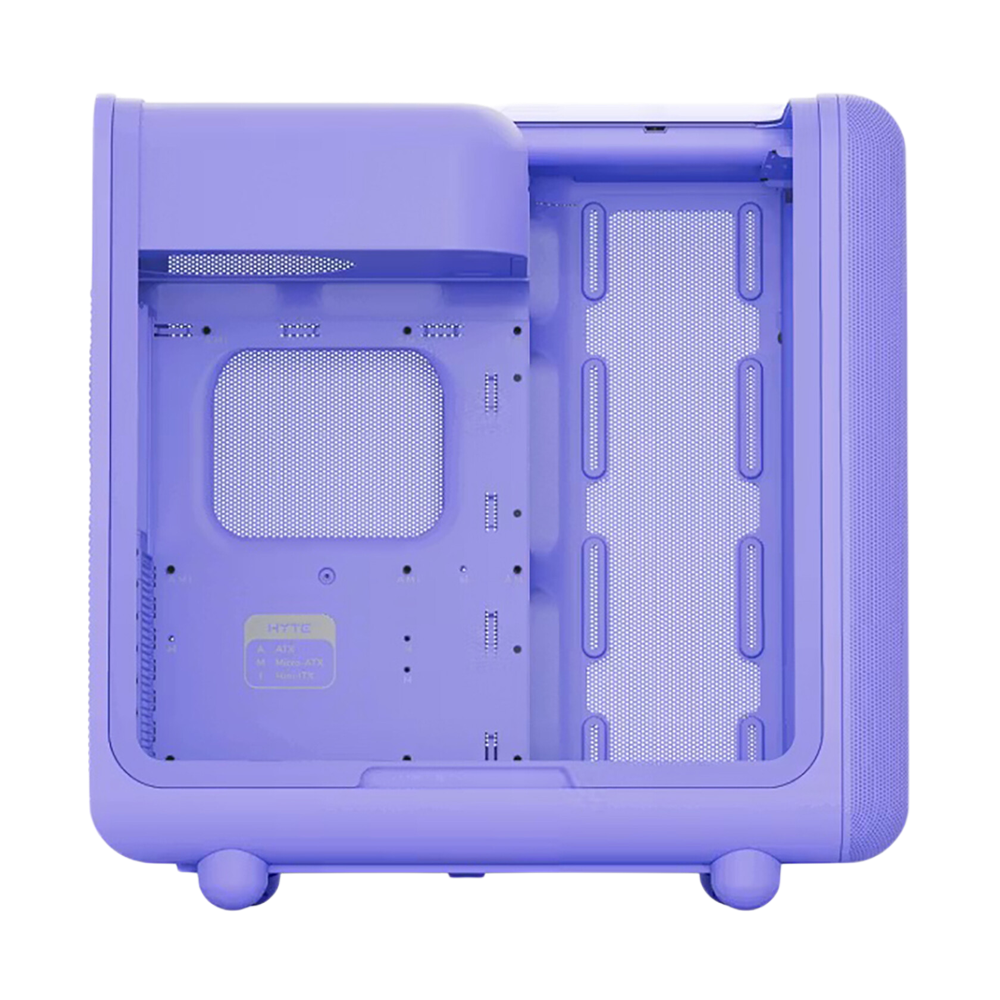 HYTE X50 ATX Case with Tempered Glass Side Panel Taro Milk