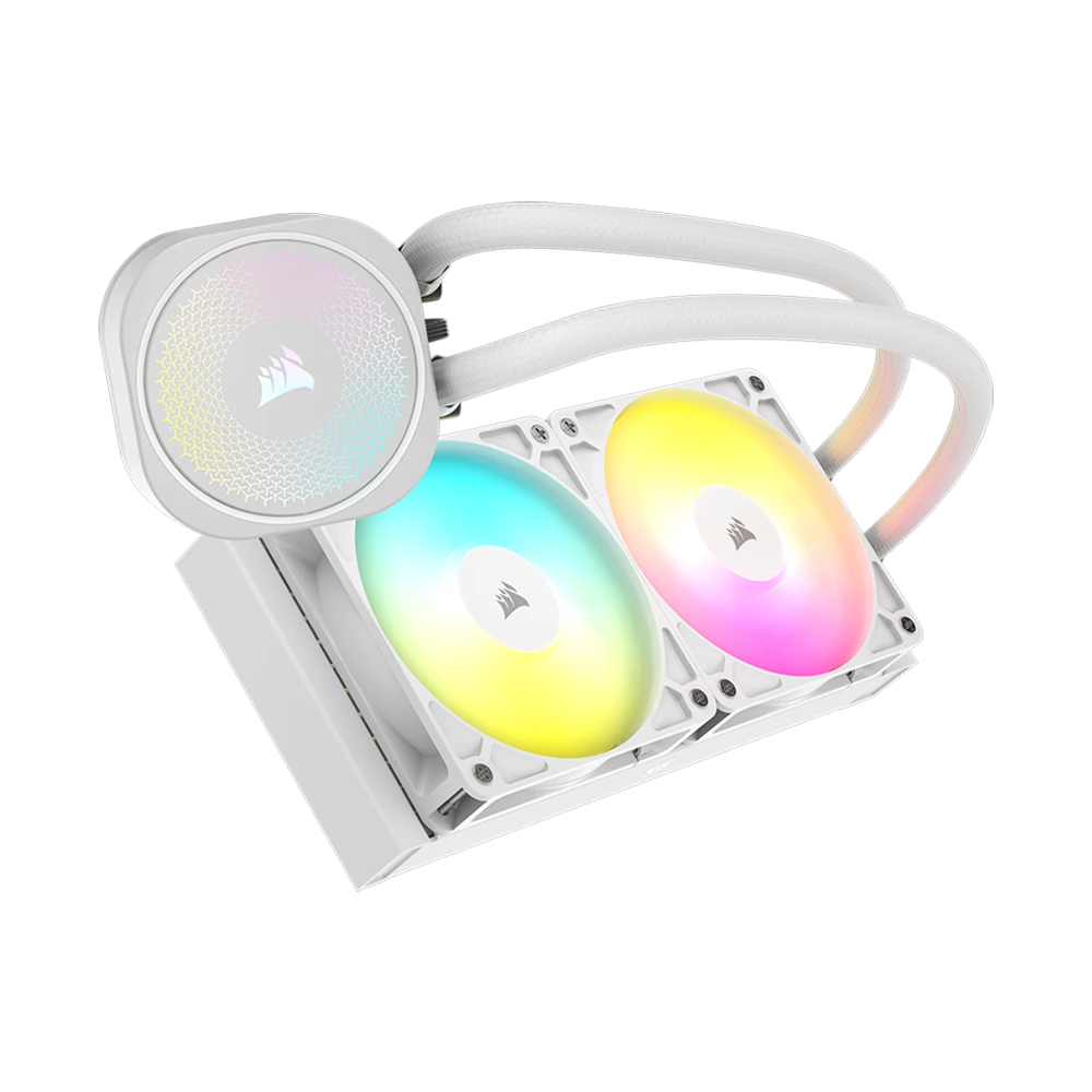 CORSAIR NAUTILUS 240 RS ARGB Liquid CPU Cooler - White