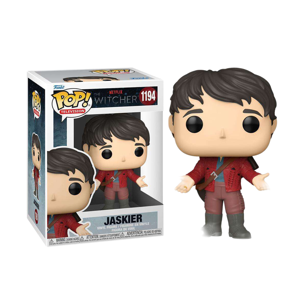 POP: THE WITCHER- JASKIER IN RED OUT FIT