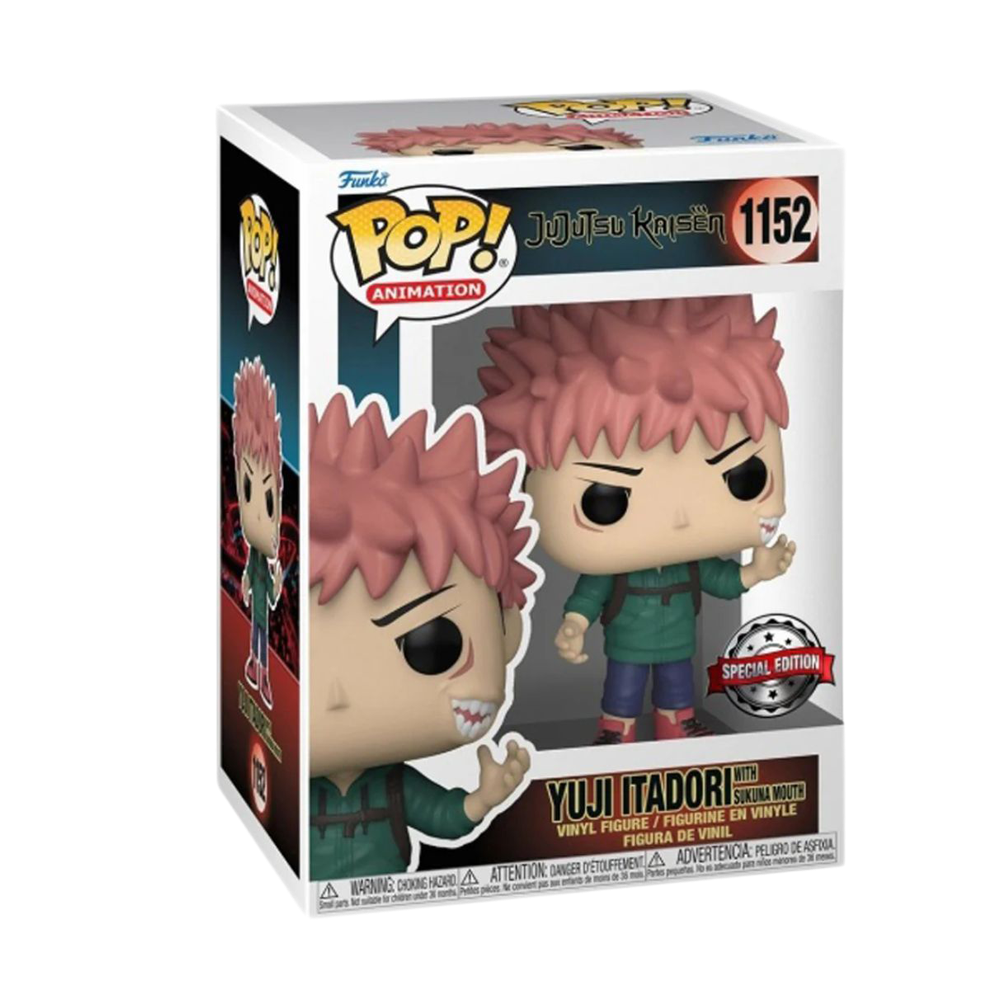POP: JUJUTSU KAISEN- YUJI ITADORI W/ SUKUNA MOUTH (EXC)