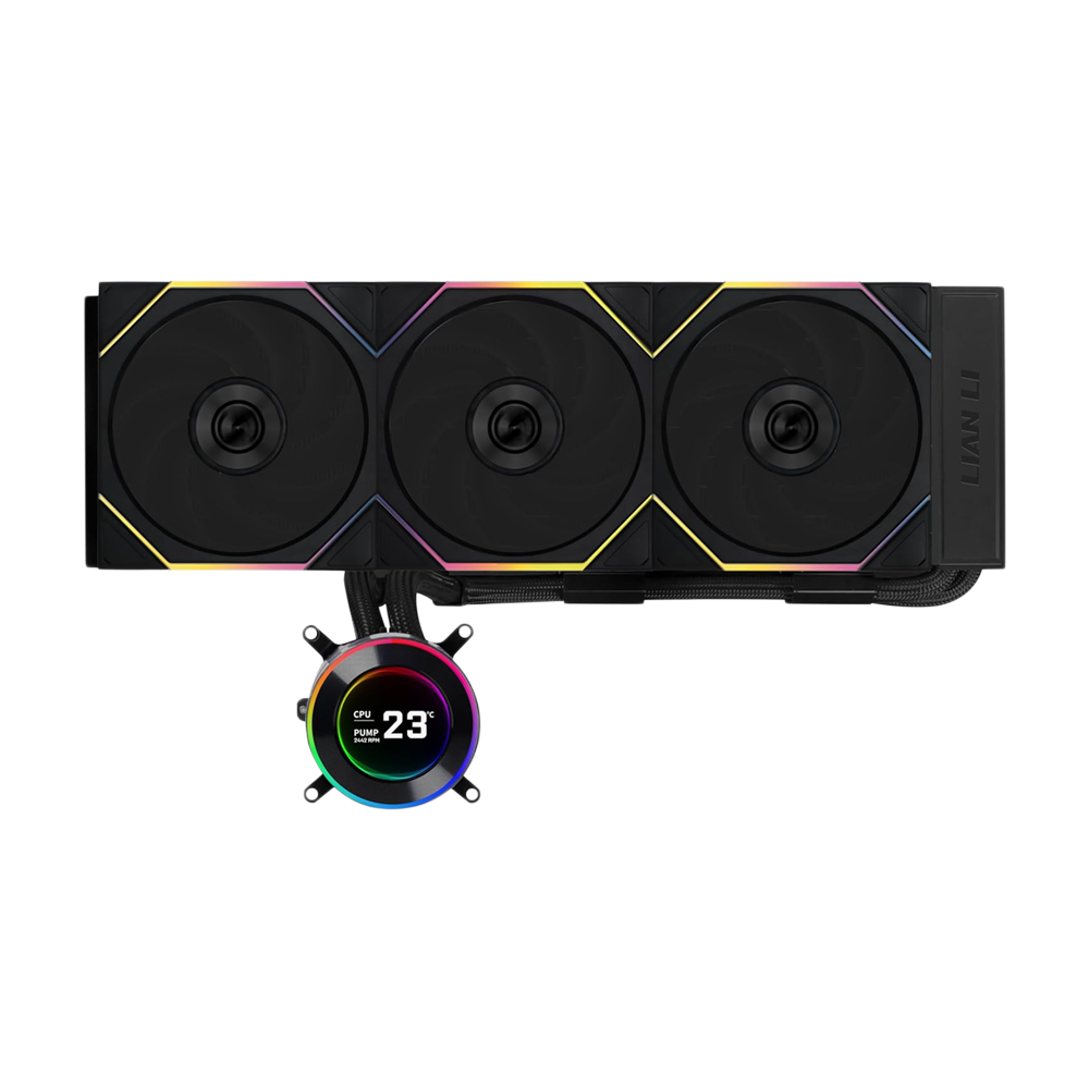 Lian Li HYDROSHIFT II LCD-C 360TL With TL Wireless fans - Black