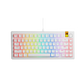 GLORIOUS GMMK 3 HE 75% Prebuilt Wired Mechanical Gaming Keyboard Arabic - White