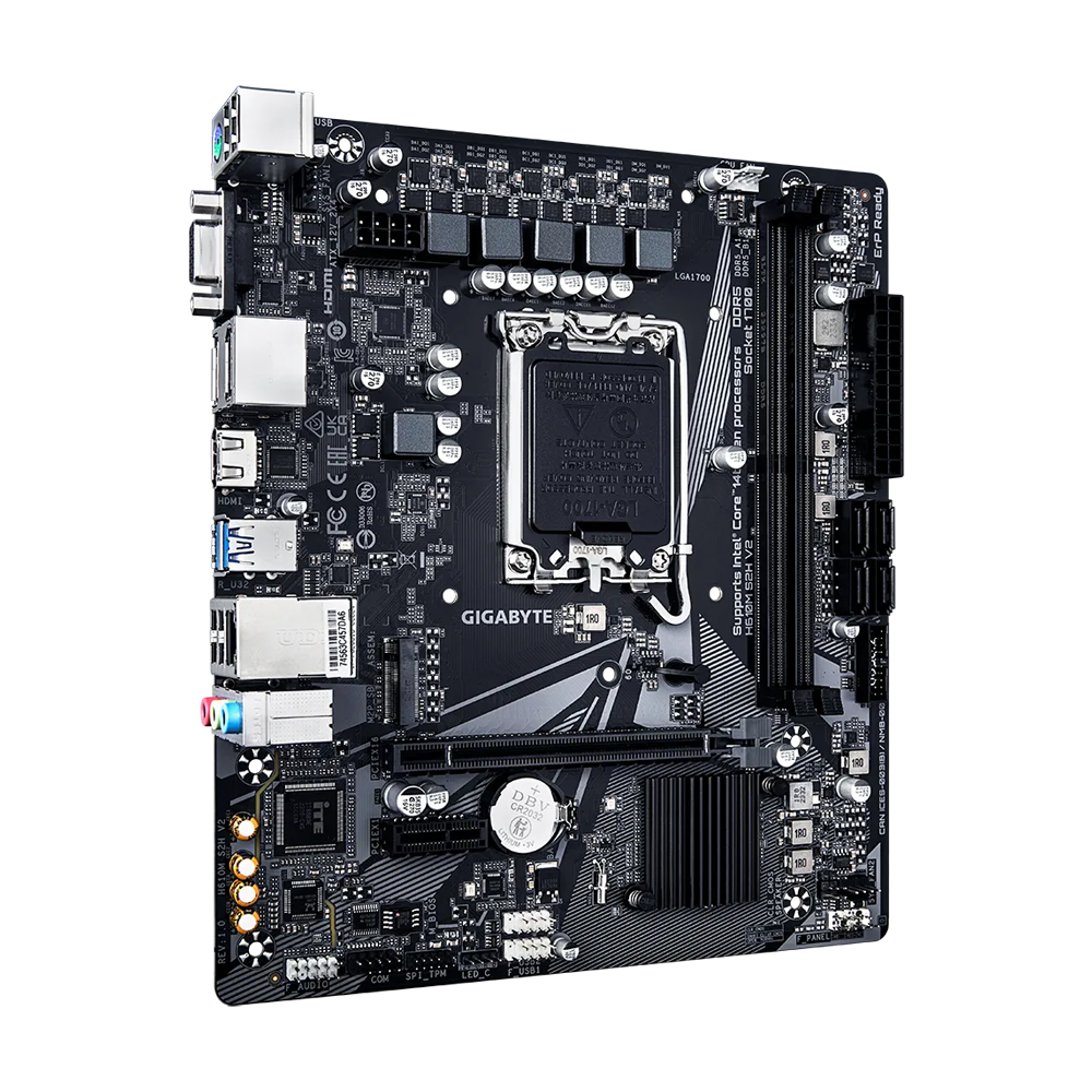 GIGABYTE H610M S2H V2 DDR5 (rev. 1.0) mATX Motherboard - Black