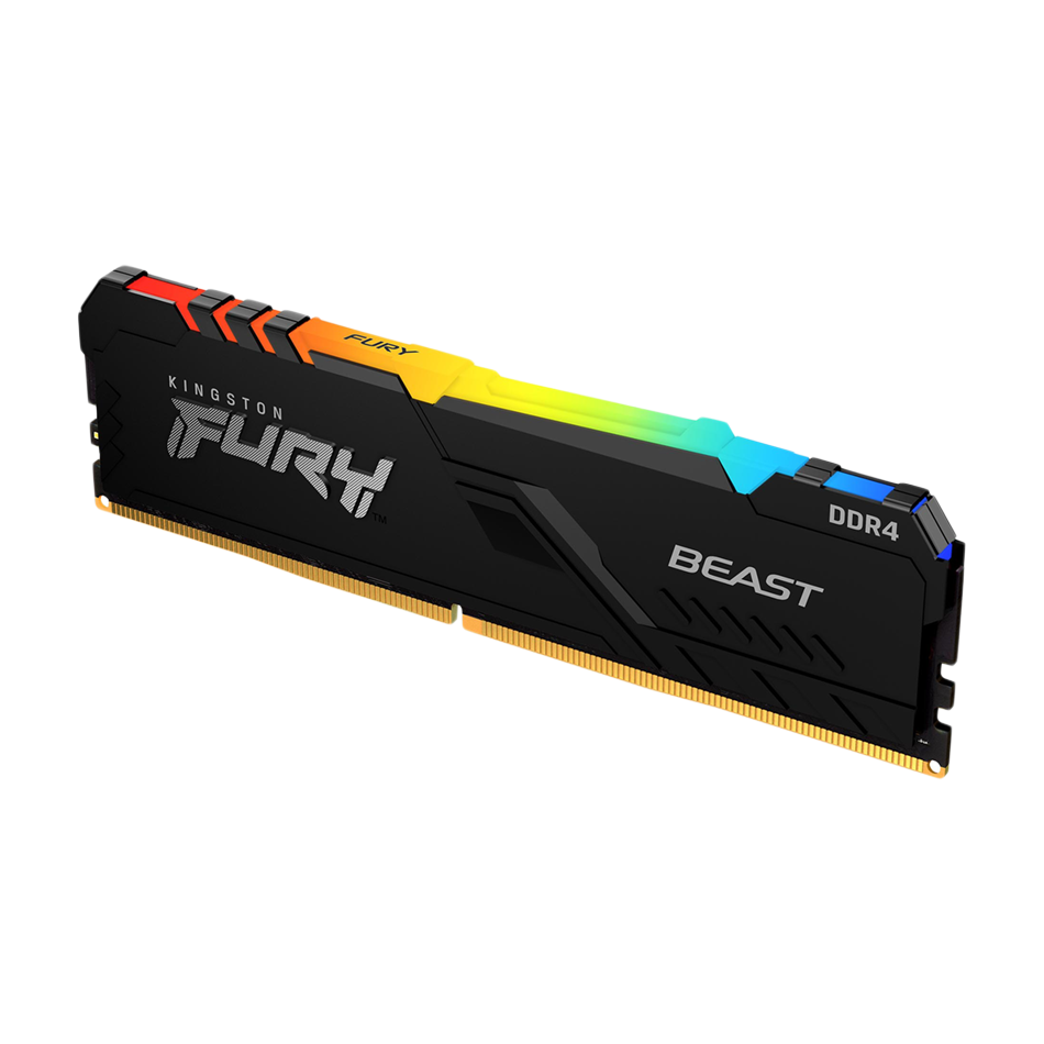 Kingston Fury Beast RGB 8GB 3200MHz DDR4 CL16 Desktop Memory