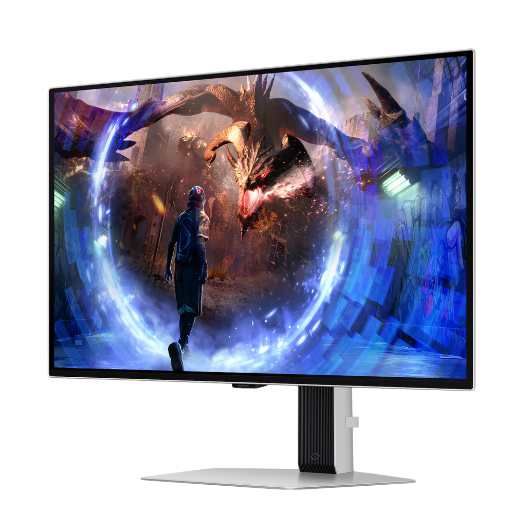 SAMSUNG Odyssey OLED G6 G60SD - 27 Inch QHD 360Hz Gaming Monitor - Silver