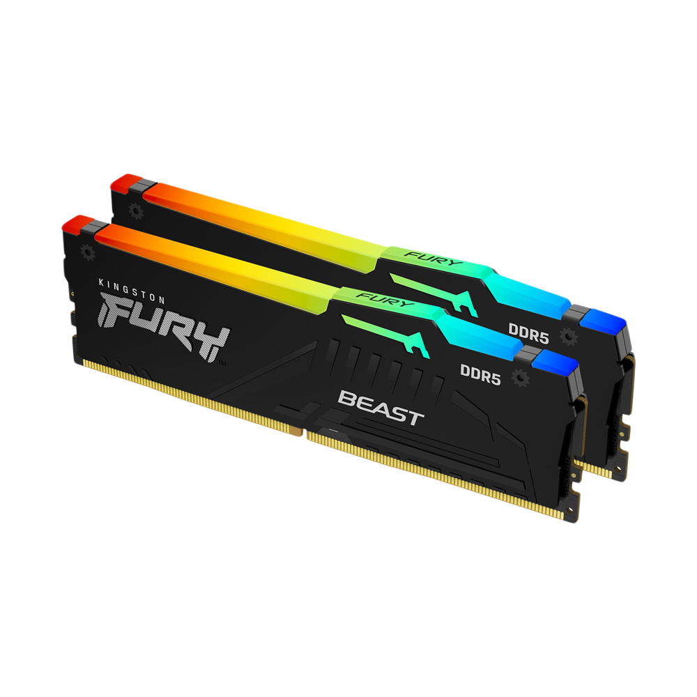 KINGSTON FURY DDR5 - 16GB Kit (2x8GB) 5200MT/s EXP Memory - Black