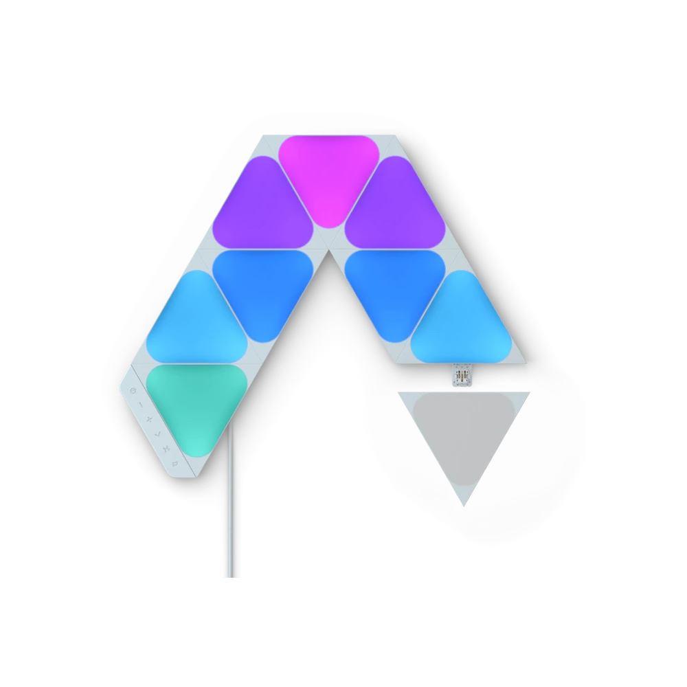 Nanoleaf Shapes Triangle Mini Stater Kit 9 Pack EU/UK - White