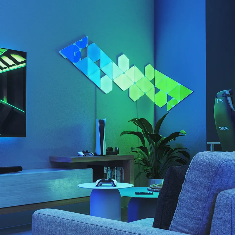 Nanoleaf Shapes Triangle Mini Global Panels Only 10 Pack - White