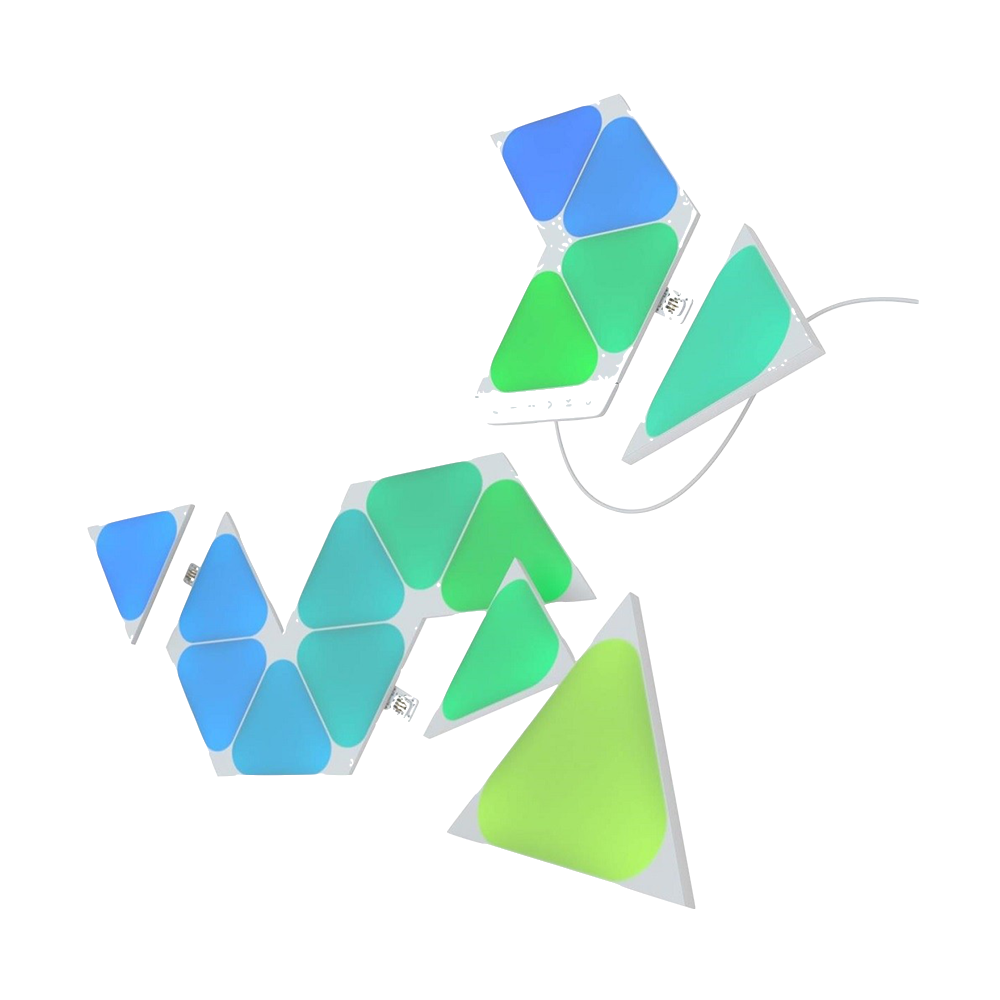 Nanoleaf Shapes Triangle Mini Global Panels Only 10 Pack - White