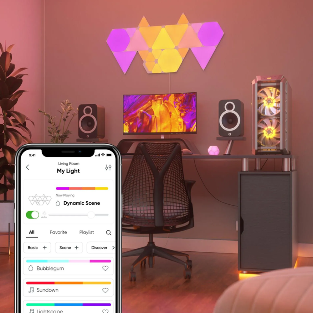 Nanoleaf Shapes 5 Panel Pack - Triangle Mini - White