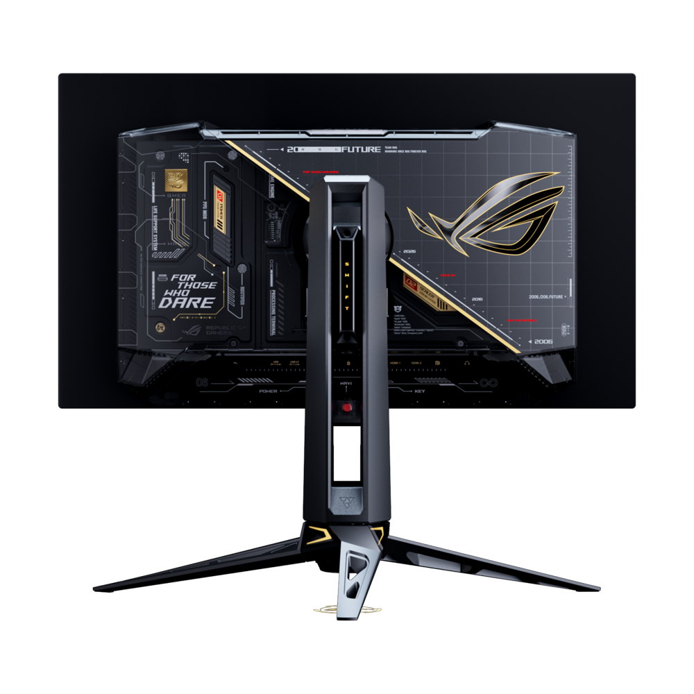 ASUS ROG SWIFT PG27AQWP-G EDITION 20th Anniversary 27 Inch Dual Mode QHD 540Hz, HD 720Hz HDMI 2.1 0.02ms Tandem WOLED Gaming Monitor - Black