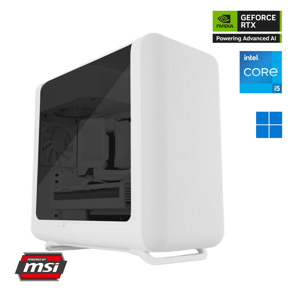 SnowWhite i5 14th GEN NVIDIA GEFORCE RTX 5060 OC Gaming PC