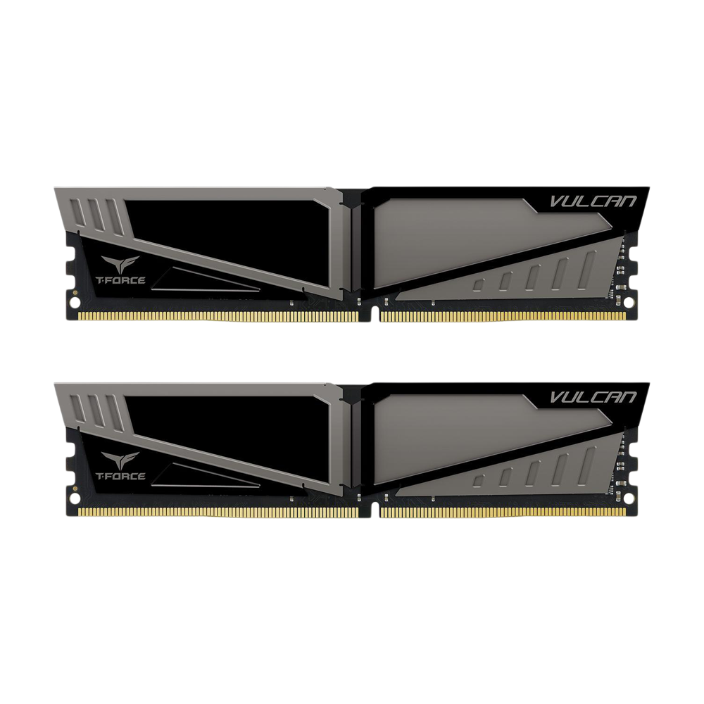 TEAM GROUP T-Force Vulcan 16GB (2 x 8GB) 2666Mhz Desktop Memory - Grey