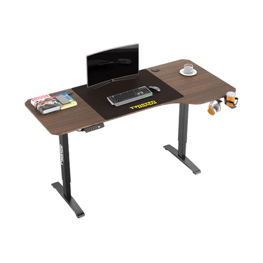 Twisted Minds T Shaped Gaming Desk Electric-height adjustable - Right