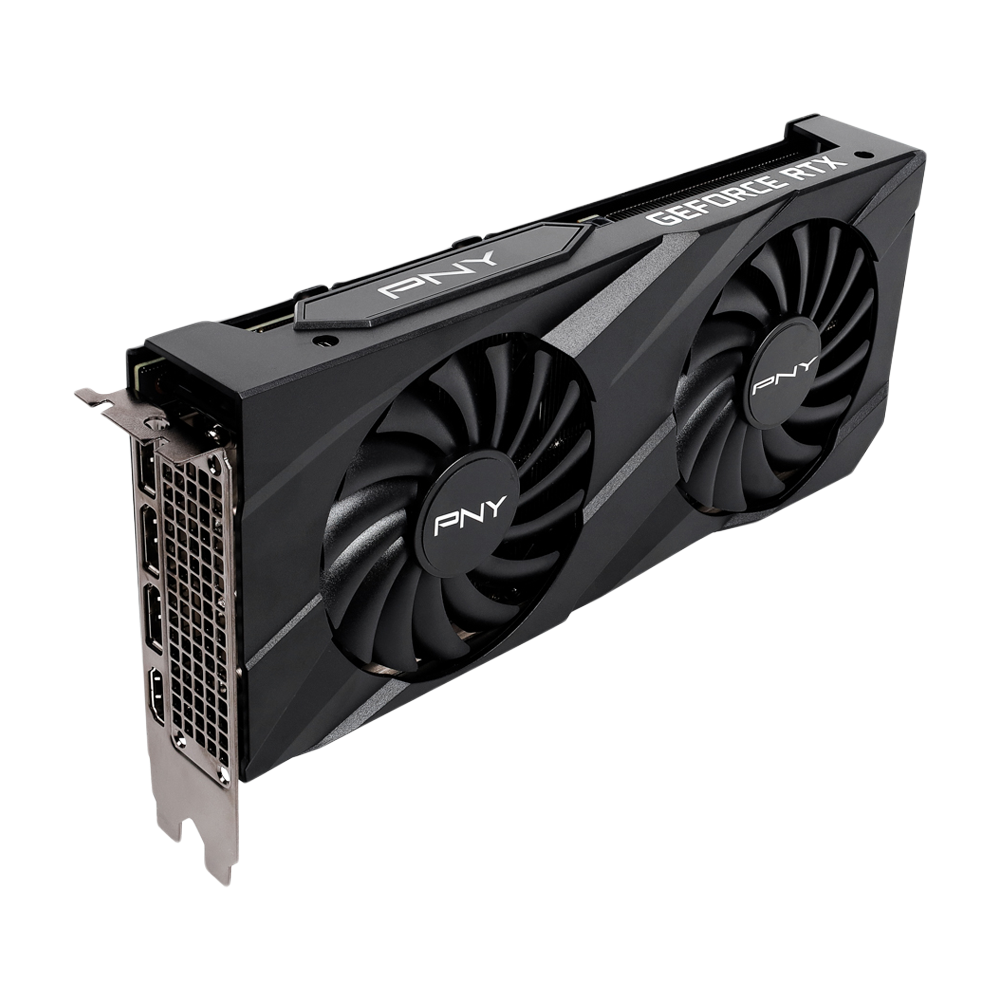 PNY Nvidia GeForce RTX 3060 Ti 8GB VERTO Dual Fan (LHR) Graphics Card - Black