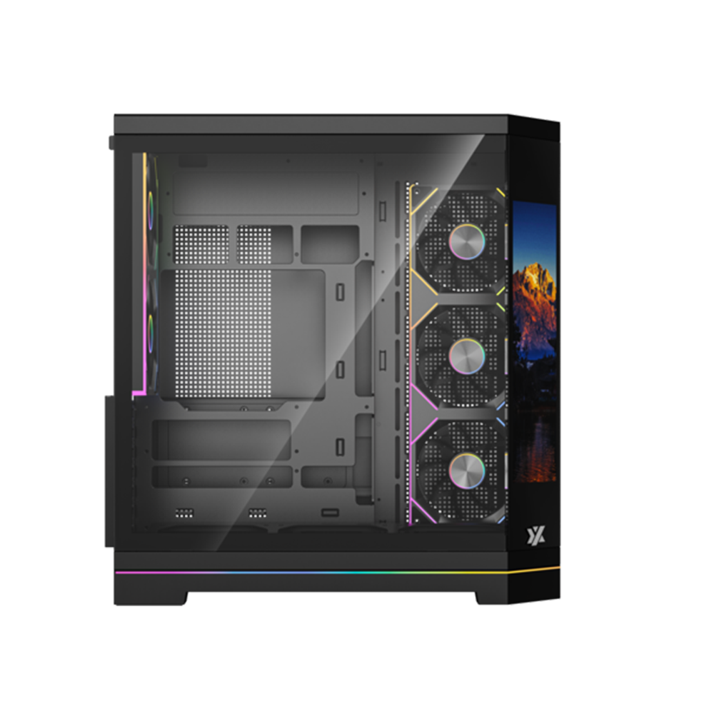 XYZ NEUTRON X PRO LCD ATX Case - Black