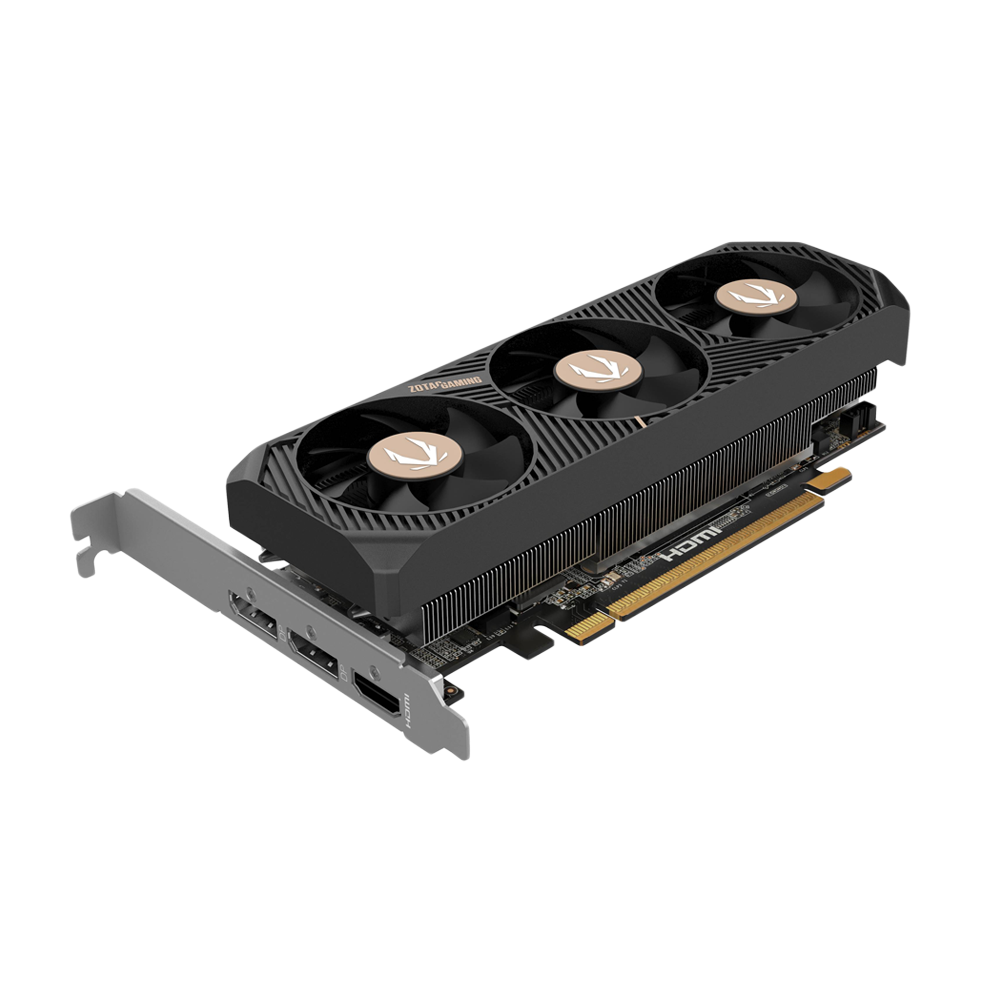 ZOTAC GAMING Nvidia GeForce RTX 5060 8GB Low Profile Triple Fan Graphics Card - Black