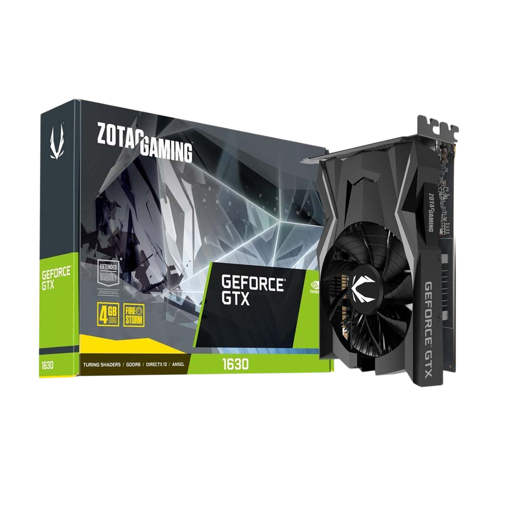ZOTAC GAMING GEFORCE GTX 1630 4GB GDDR6 Graphic Card - Black
