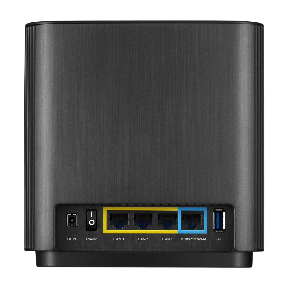 ASUS ZenWiFi AX XT8 - AX6600 Whole-Home Tri-band Mesh WiFi 6 System 1 Pack - Black