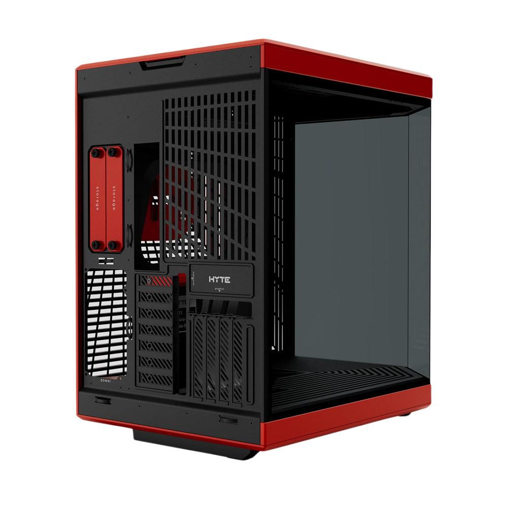 HYTE Y70 Standard Edition Case Without Fans - Black/Red