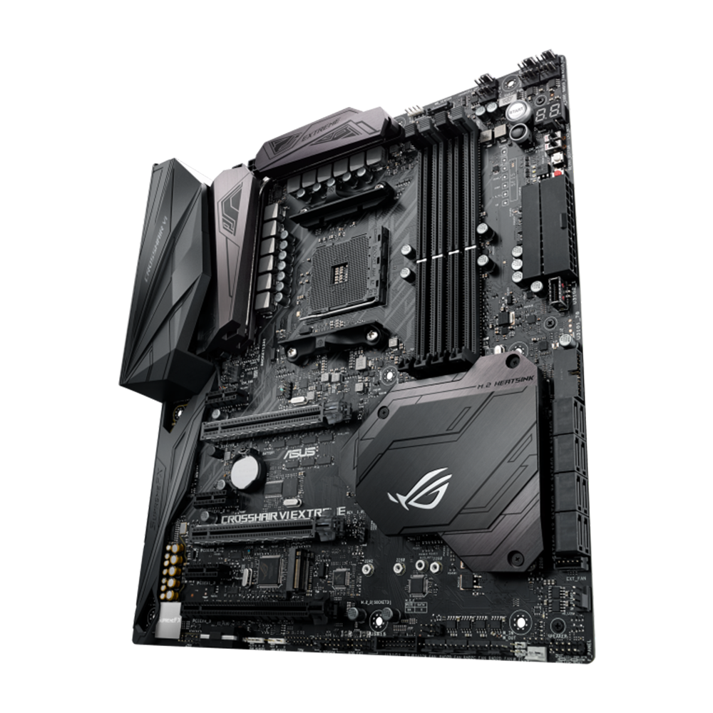 ASUS ROG CROSSHAIR VI EXTREME AM4 DDR4 E-ATX Motherboard - Black