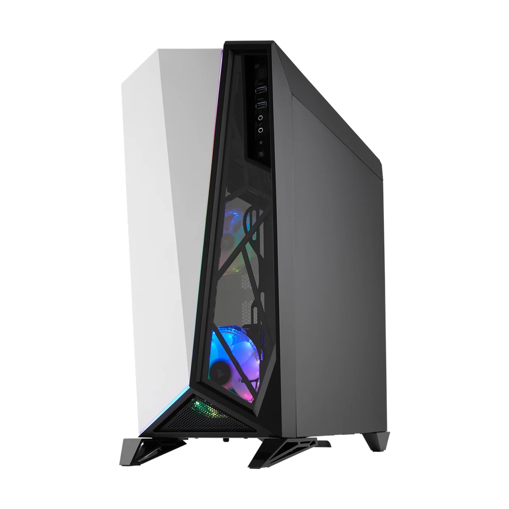 CORSAIR SPEC OMEGA Carbide Series RGB Mid Tower Case - White