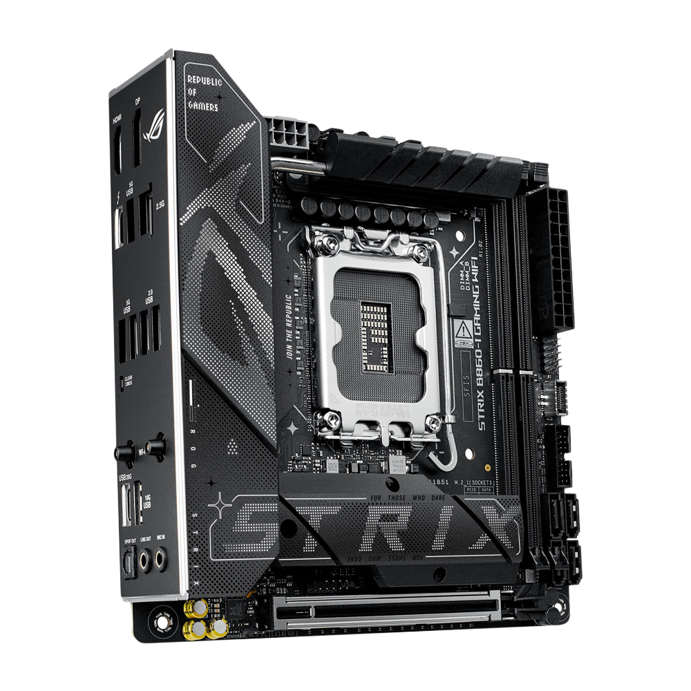 ASUS ROG STRIX B860-I DDR5 GAMING WIFI Motherboard - Black