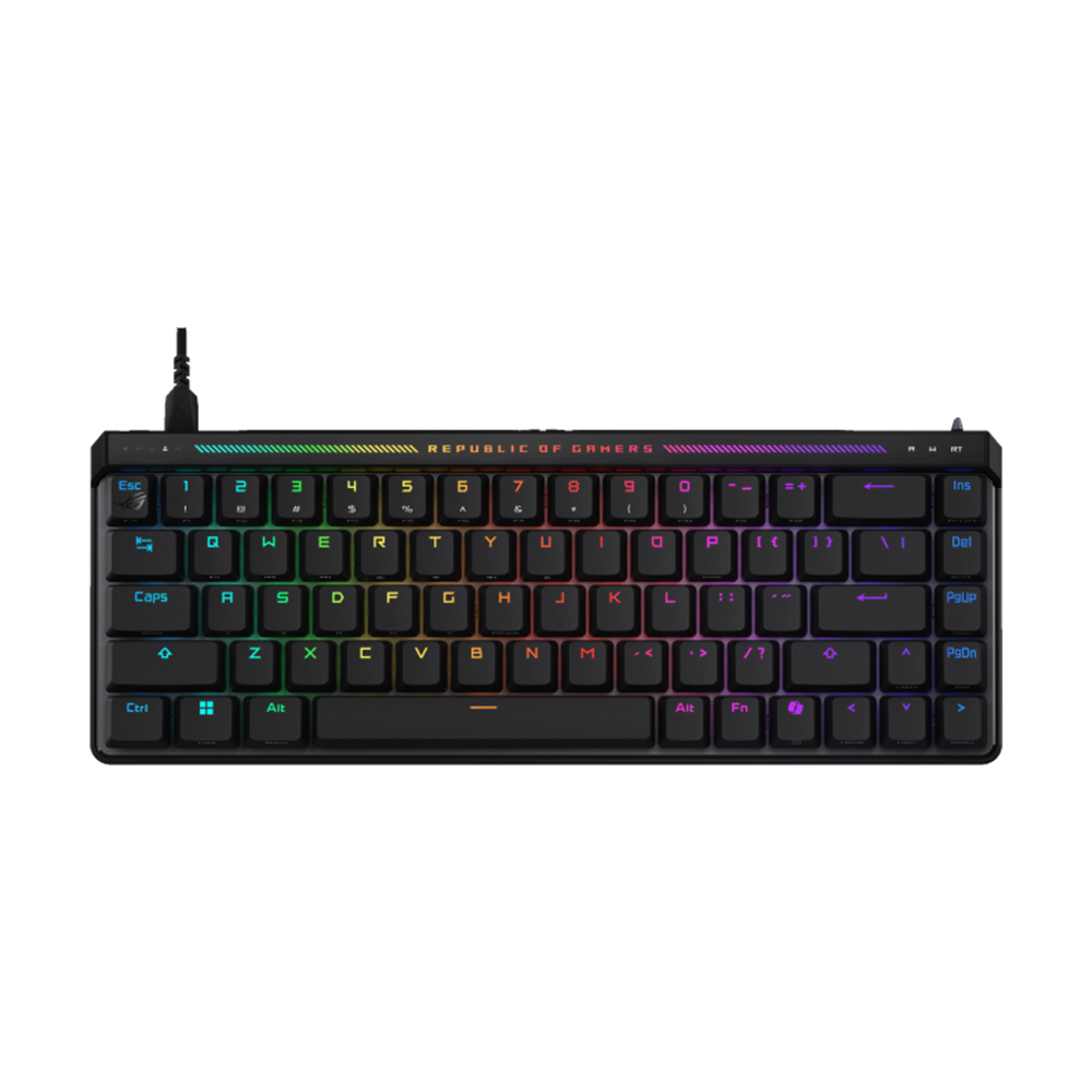 ASUS ROG FALCHION ACE HFX Magnetic Switches Wired Gaming Keyboard Arabic - Black