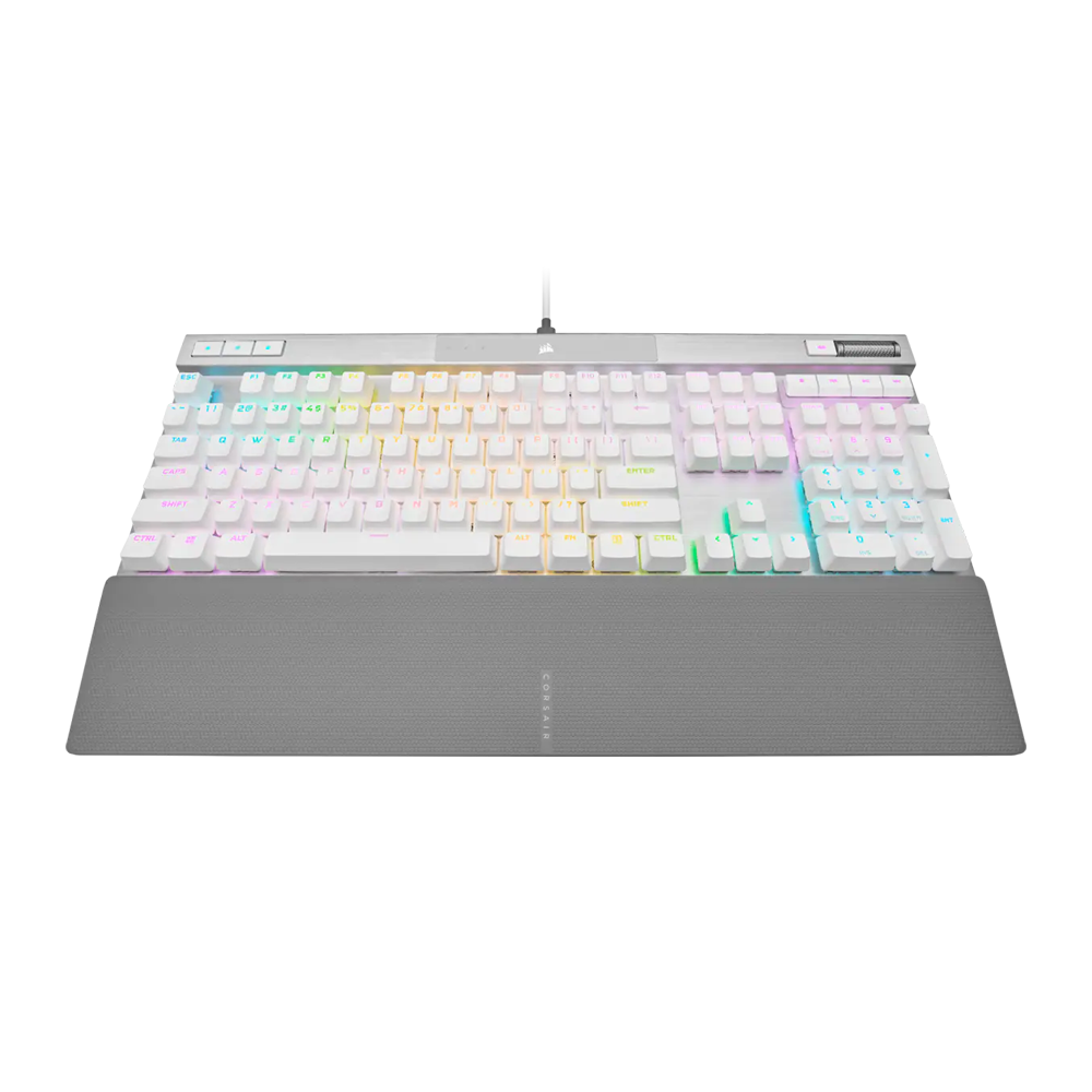CORSAIR K70 PRO RGB Wired Gaming Keyboard - White