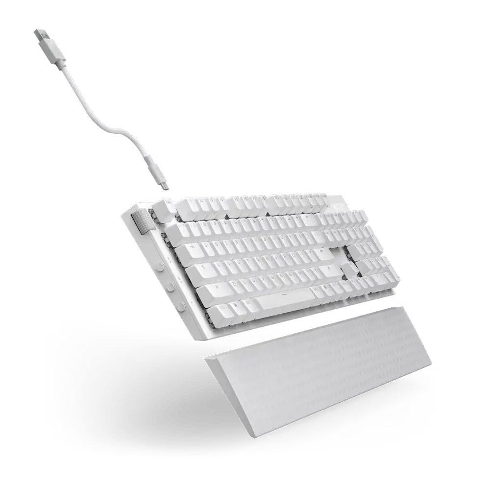 NZXT FUNCTION 2 Wired Optical Gaming Keyboard - White