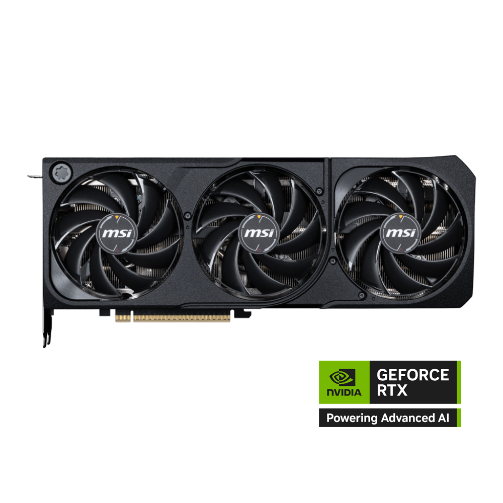 MSI NVIDIA GEFORCE RTX 5070 SHADOW 3X OC 12GB GDDR7 DLSS 4 Graphics Card - Black