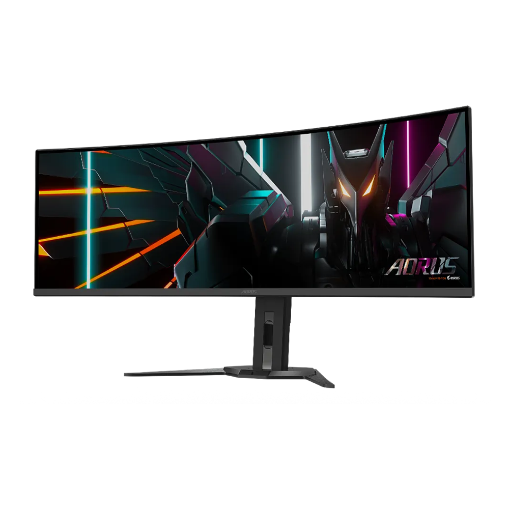 GIGABYTE AORUS CO49DQ 49 Inch 144Hz QD-OLED DUAL QHD HDMI 2.1 0.03ms Edge Gaming Monitor - Black