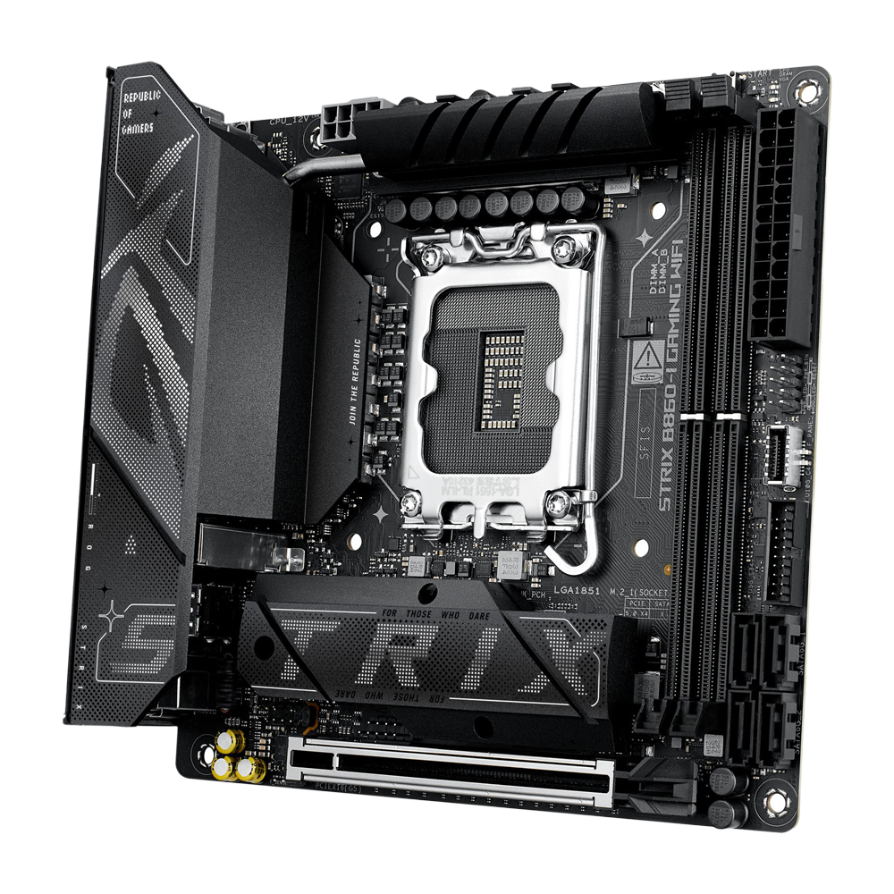 ASUS ROG STRIX B860-I DDR5 GAMING WIFI Motherboard - Black