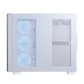 AEROCOOL P500C ARGB Fan x 4 Mid Tower Case - White