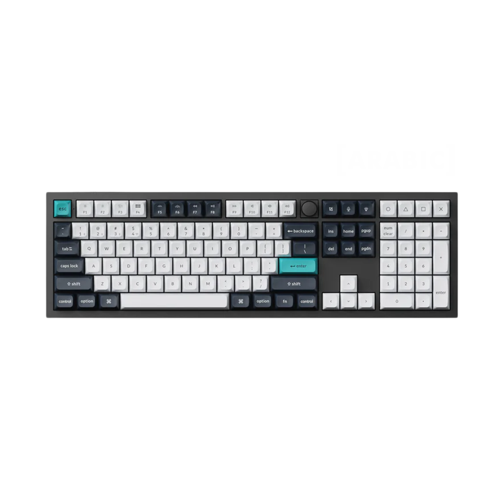 KEYCHRON Q6 MAX 100% RGB Wireless Mechanical Gaming Keyboard AR - Black