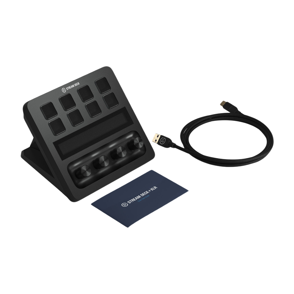 ELGATO Stream Deck Plus Kit With XLR Dock - Black