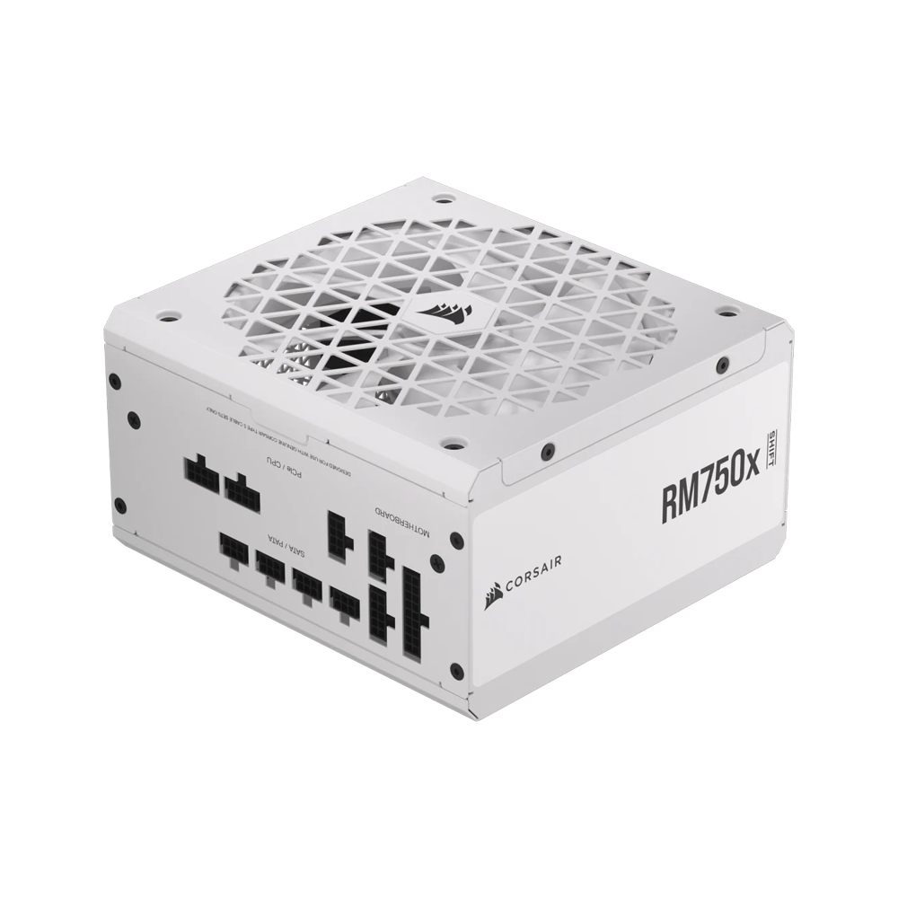 CORSAIR RM750x 750W 80 Plus Gold Shift Fully Modular Low Noise Side Connectors Power Supply - White