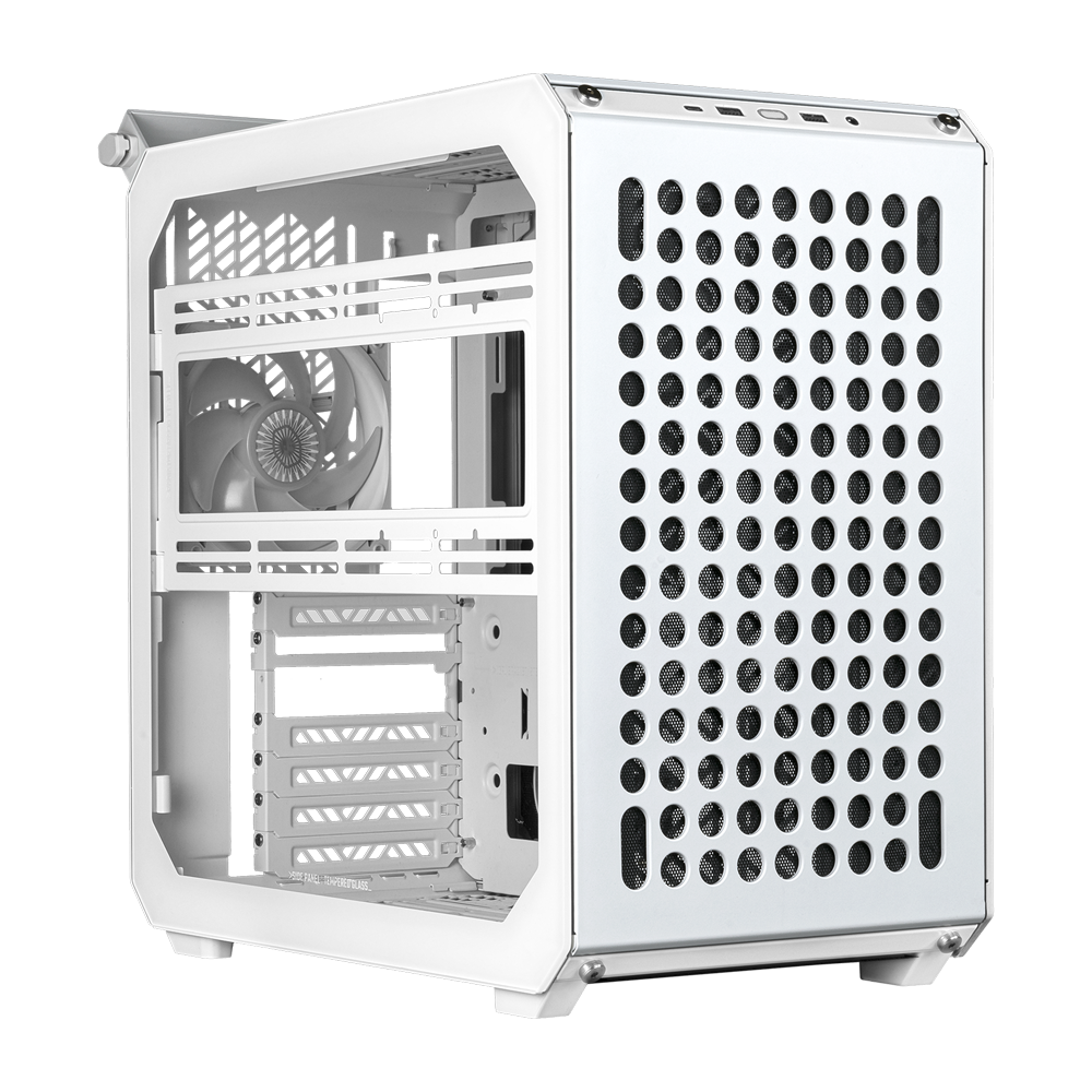 COOLER MASTER Qube 500 Flatpack EATX Case - White