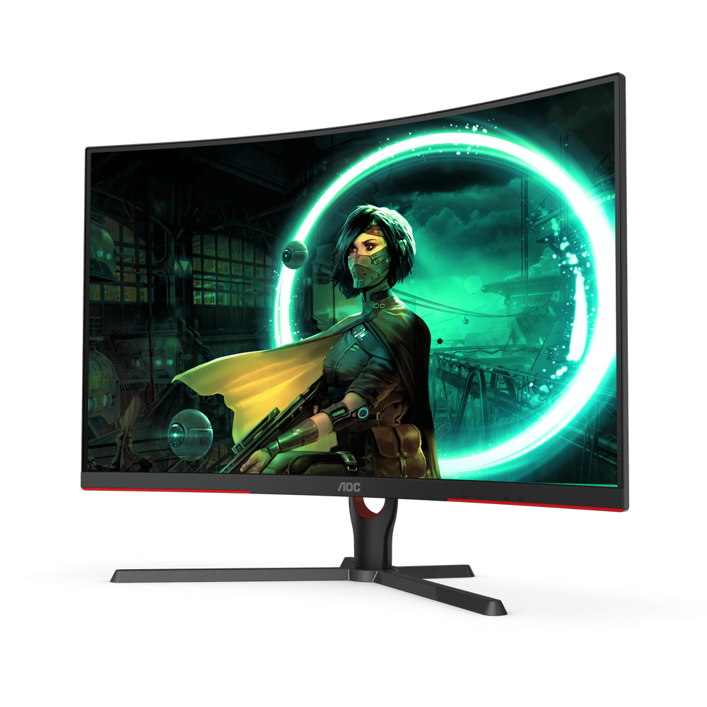 AOC C32G3E 32 Inch 165Hz FHD 1ms Curved Gaming Monitor - Black