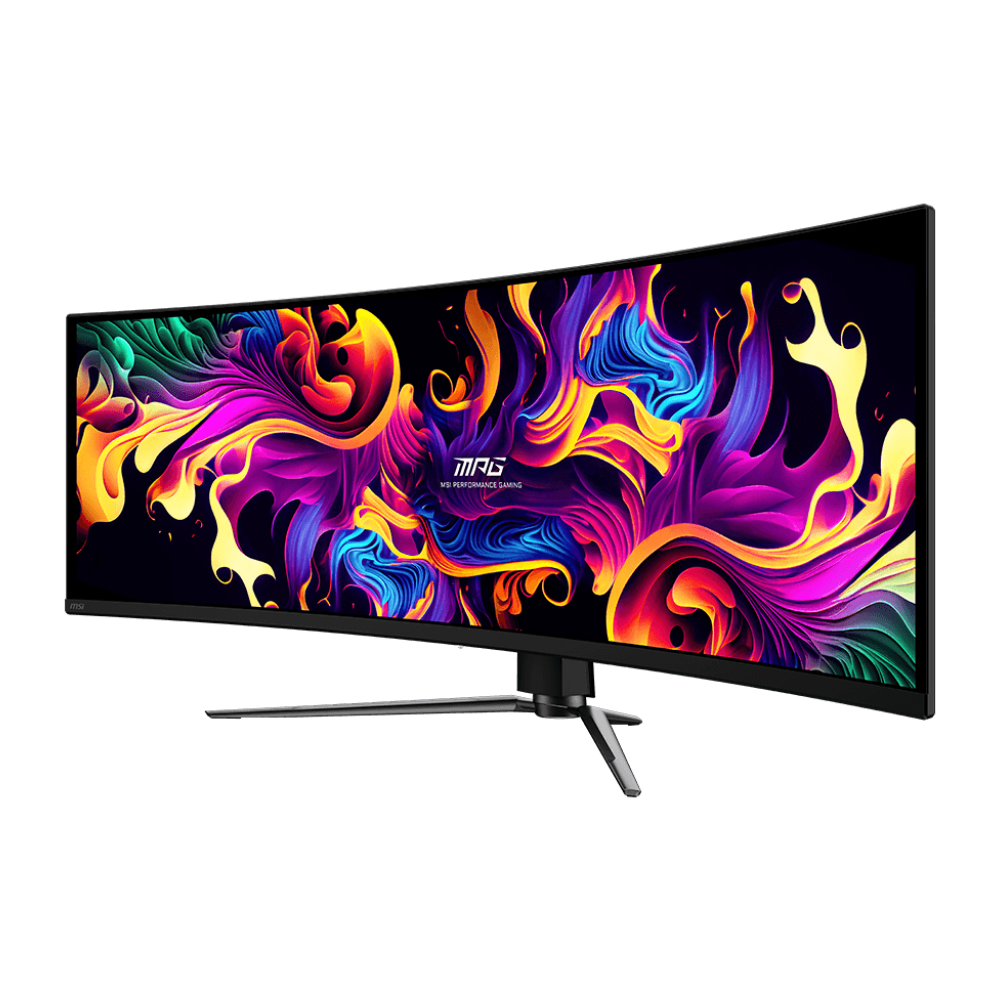 MSI MPG 491CQPX 49 Inch 240Hz 0.03ms DQHD HDMI 2.1 QD-OLED Curved Gaming Monitor - Black